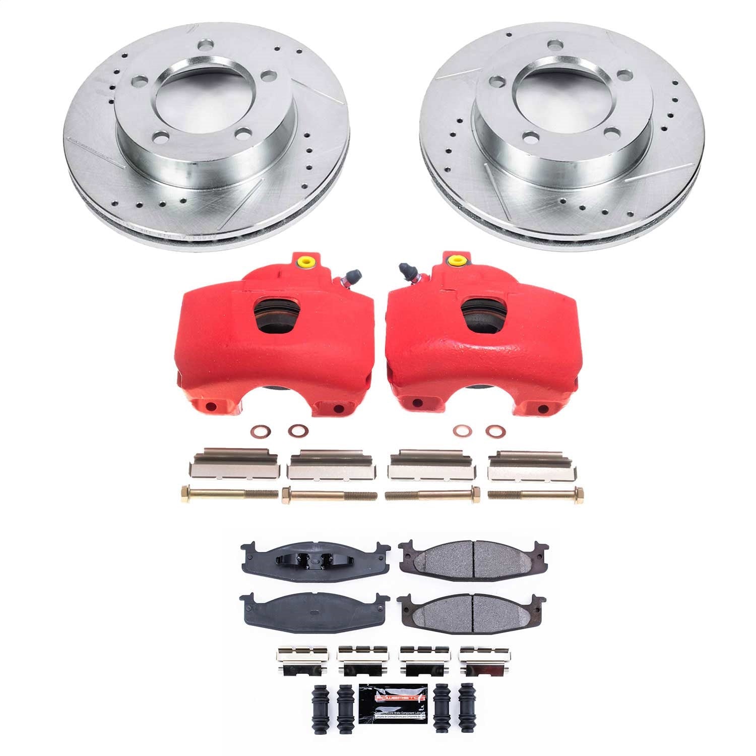 PowerStop Front Z23 Evolution Sport Brake Kit w/ Calipers | Ford Bronco (1994–1996) (KC5067)
