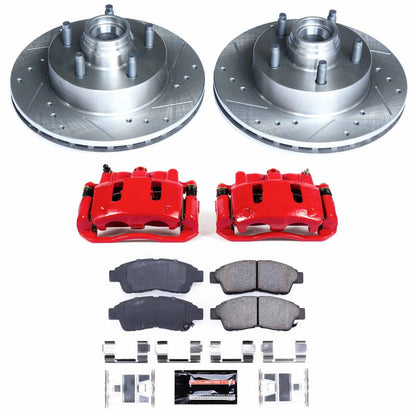 PowerStop Front Z23 Evolution Sport Brake Kit w/ Calipers | Ford Ranger (1998–2002) (KC5083)