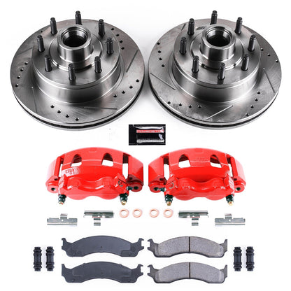 PowerStop Front Z23 Evolution Kit w/ Calipers | Ford E-150 (2007) (KC5088)