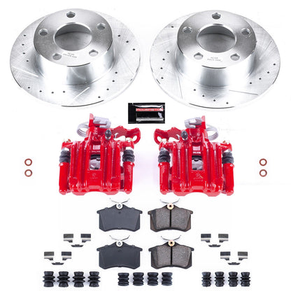 PowerStop Rear Z23 Evolution Sport Brake Kit w/ Calipers | Audi A6 (1998–2004) (KC515)