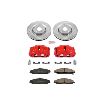 PowerStop Front Z23 Evolution Sport Brake Kit w/ Calipers | Chevrolet Corvette 2005–2013 (KC5158)