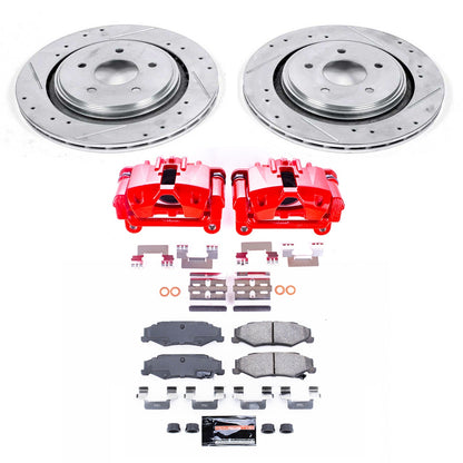 PowerStop Rear Z23 Evolution Sport Brake Kit w/Calipers | Cadillac XLR (2006–2009) (KC5159)