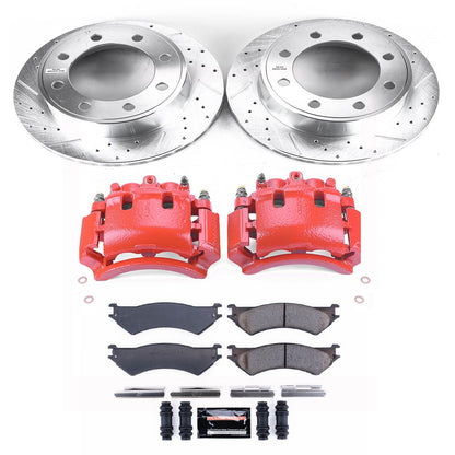 PowerStop Rear Z23 Evolution Sport Brake Kit w/ Calipers | Ford E-150 (2007) (KC5203)