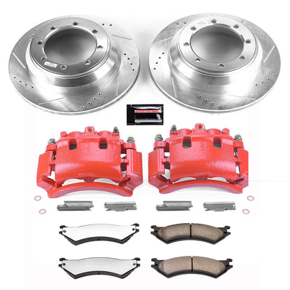 PowerStop Rear Z36 Truck & Tow Kit w/ Calipers | Ford E-350 Club Wagon (2003–2005) (KC5204-36)