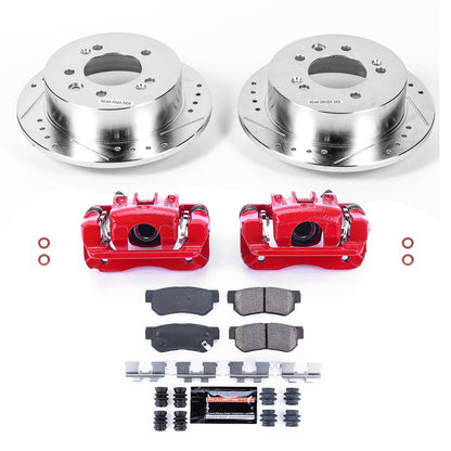 PowerStop Rear Z23 Evolution Sport Brake Kit w/Calipers | Hyundai Elantra (2007–2010) (KC5210)