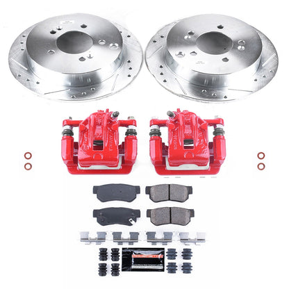 PowerStop Rear Z23 Evolution Sport Brake Kit w/ Calipers | Hyundai Tucson (2005–2009) (KC5213)