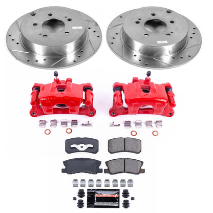 PowerStop Rear Z23 Evolution Sport Brake Kit w/ Calipers | Mitsubishi Endeavor (2004–2008) (KC5260)