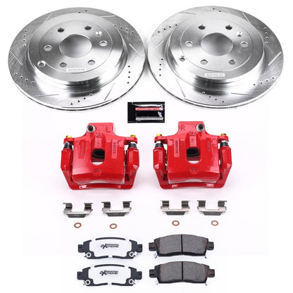 PowerStop Rear Z26 Street Warrior Brake Kit w/ Calipers | Buick Enclave (2008–2017) (KC5262-26)