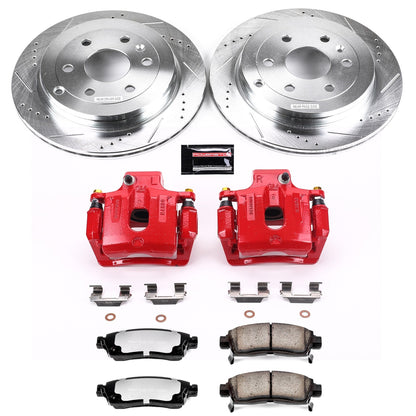 PowerStop Rear Z36 Truck & Tow Brake Kit w/ Calipers | Buick Enclave (2008–2017) (KC5262-36)