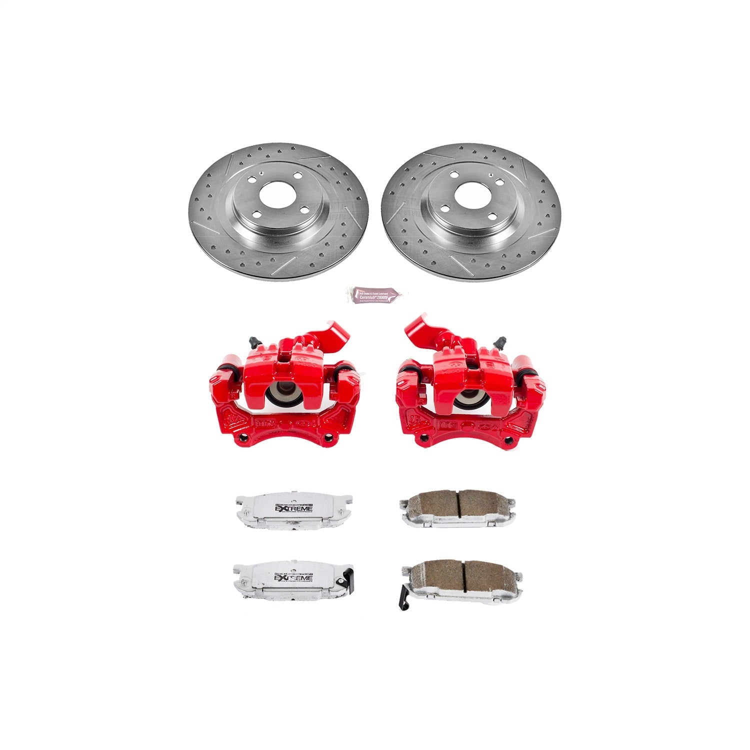 PowerStop Rear Z26 Street Warrior Brake Kit w/ Calipers | Mazda Miata (2001–2005) (KC5267-26)