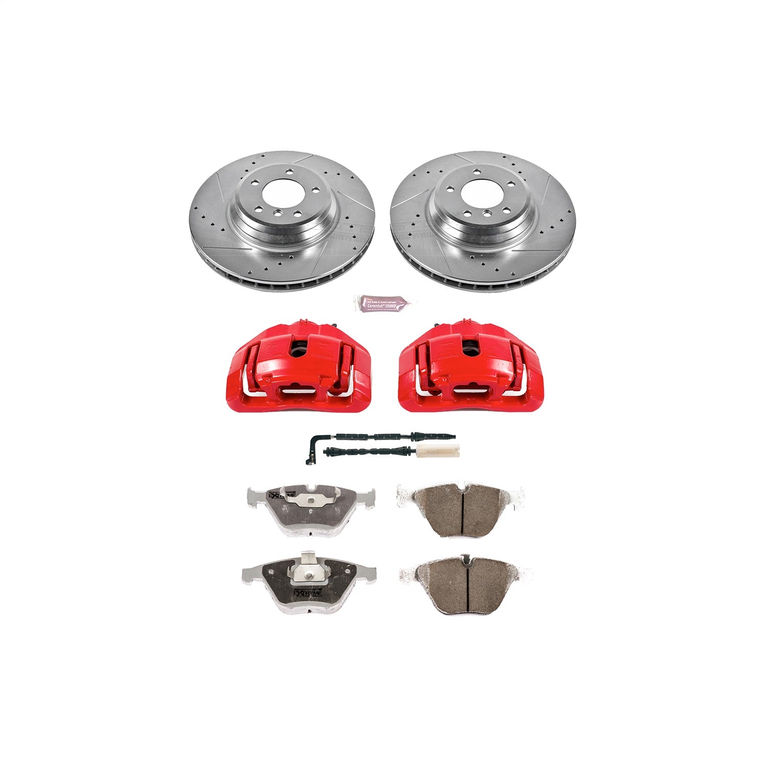 PowerStop Front Z26 Street Kit w/ Calipers | BMW 335i (2007–2009) (KC5281-26)