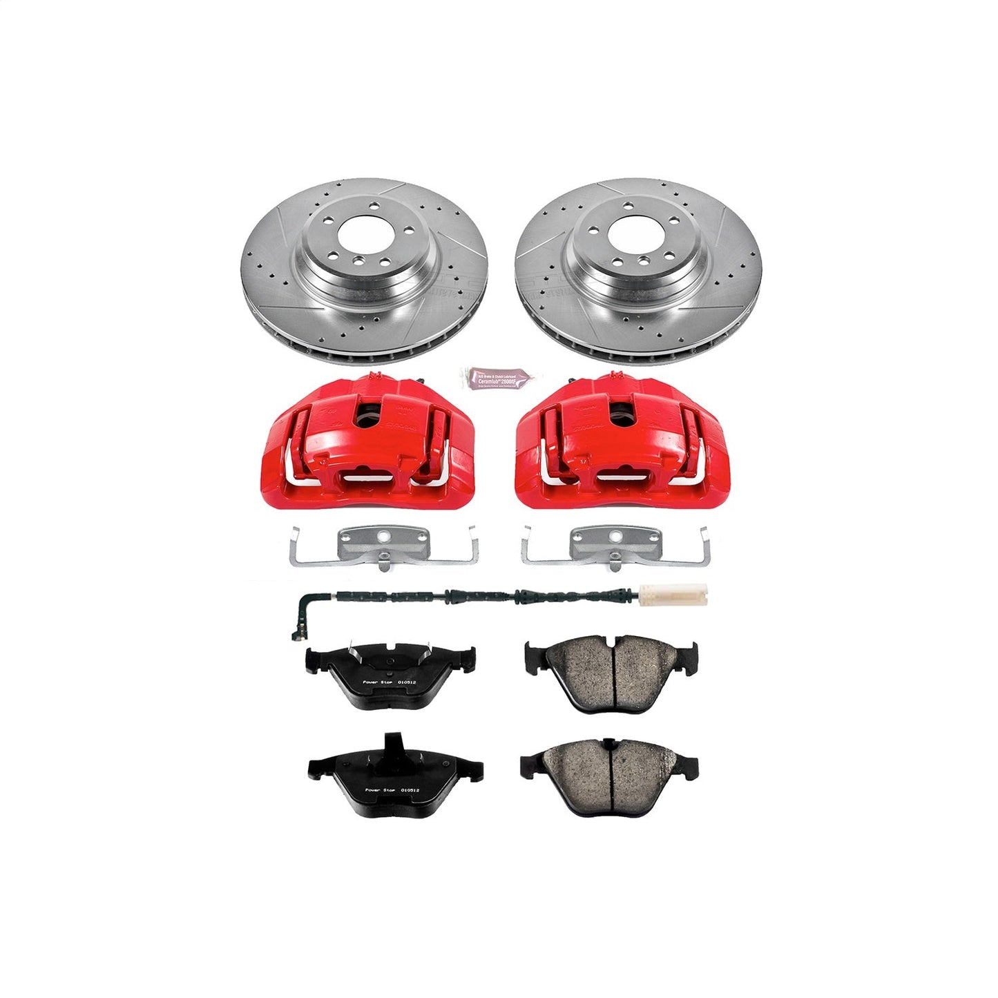 PowerStop Front Z23 Evolution Sport Brake Kit w/Calipers | BMW 335d (2009) (KC5281)
