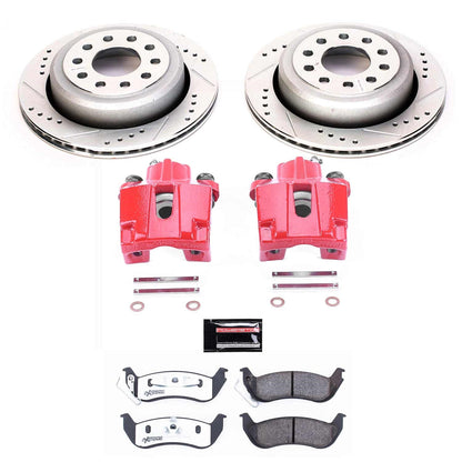 PowerStop Rear Z26 Street Warrior Brake Kit w/ Calipers | Lincoln Town Car 2003–2011 (KC5293-26)