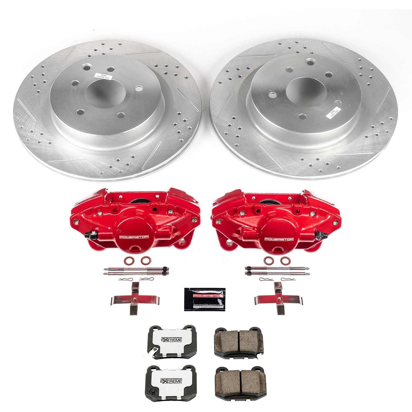 PowerStop Rear Z26 Street Warrior Brake Kit w/ Calipers | Infiniti G35 (2003–2004) (KC5303-26)