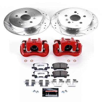 PowerStop Rear Z36 Truck & Tow Brake Kit w/ Calipers | Toyota Highlander (2004–2007) (KC5333-36)
