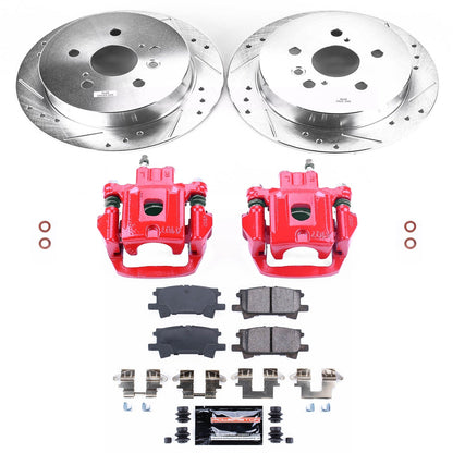 PowerStop Rear Z23 Evolution Sport Brake Kit w/ Calipers | Lexus RX330 (2004–2006) (KC5333A)
