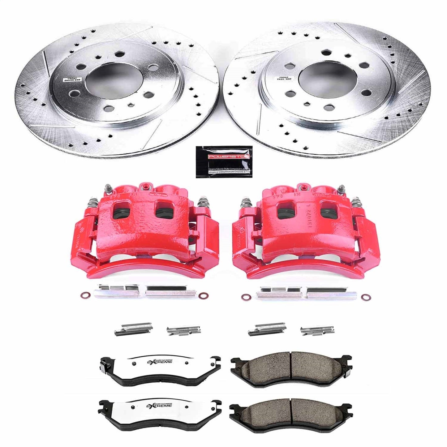 PowerStop Front Z36 Truck & Tow Kit w/ Calipers | Ford F-150 (2009) (KC5336-36)