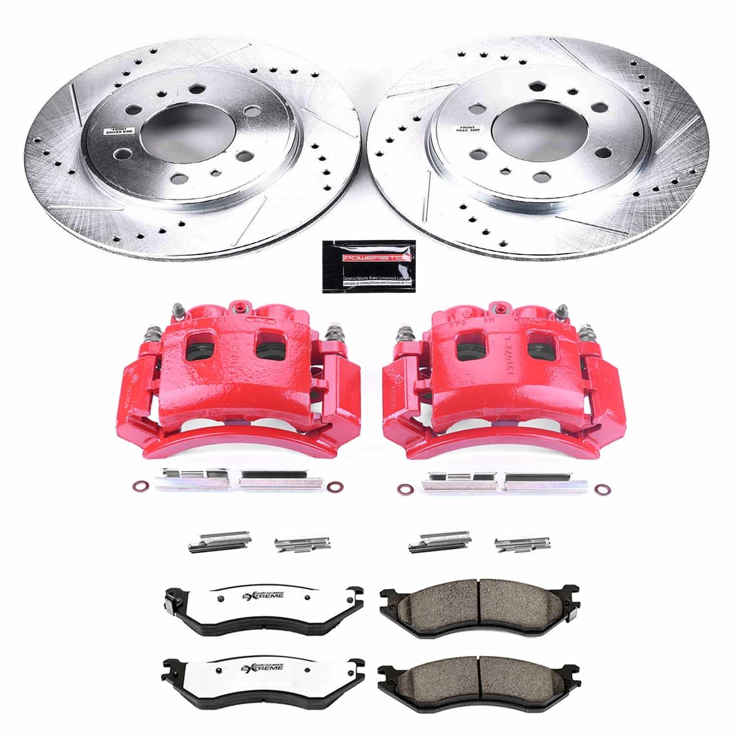 PowerStop Front Z36 Truck & Tow Kit w/ Calipers | Ford F-150 (2009) (KC5336-36)