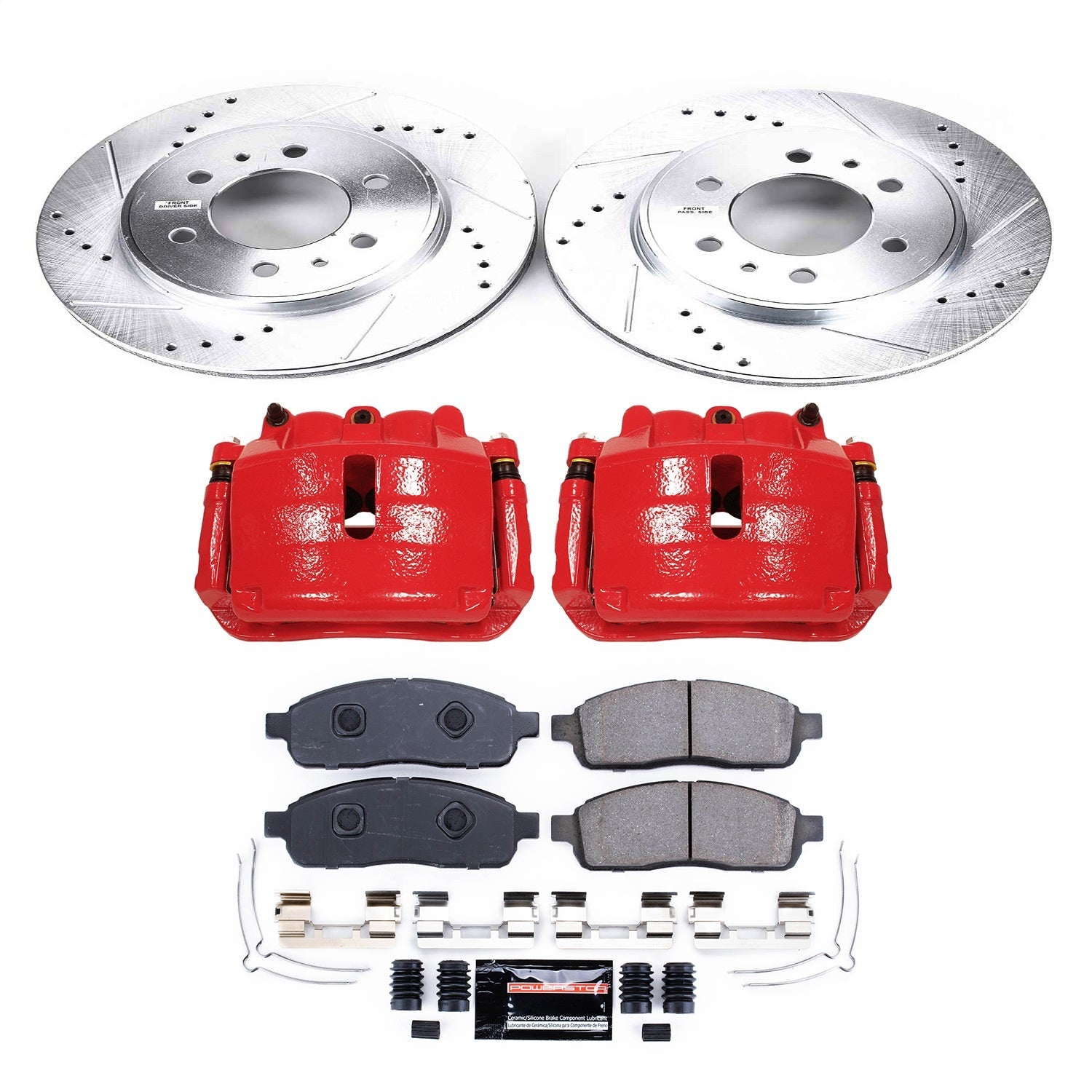 PowerStop Front Z23 Evolution Sport Brake Kit w/ Calipers | Ford F-150 (2009) (KC5336)