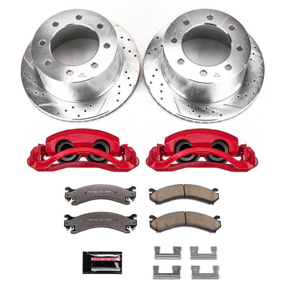 PowerStop Rear Z36 Truck & Tow Kit w/ Calipers | GMC Sierra 3500 HD (2007–2010) (KC5337-36)