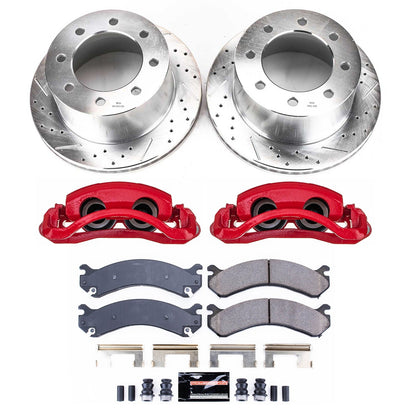 PowerStop Rear Z23 Evolution Kit w/ Calipers | Chevrolet Silverado 3500 (2001–2006) (KC5337)
