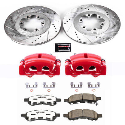 PowerStop Front Z26 Street Kit w/ Calipers | GMC Canyon (2009–2012) (KC5405-26)