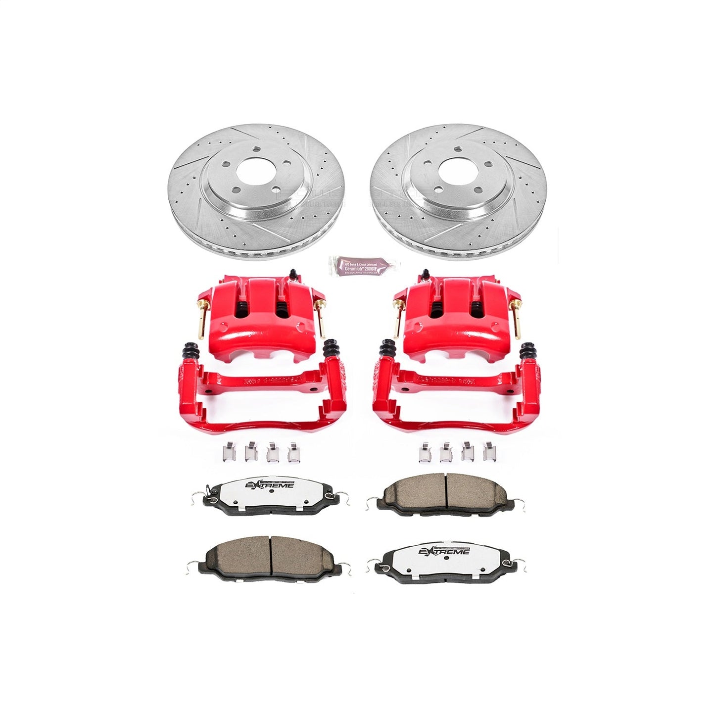 PowerStop Front Z26 Street Warrior Brake Kit w/ Calipers | Ford Mustang (11-14) (KC5407-26)