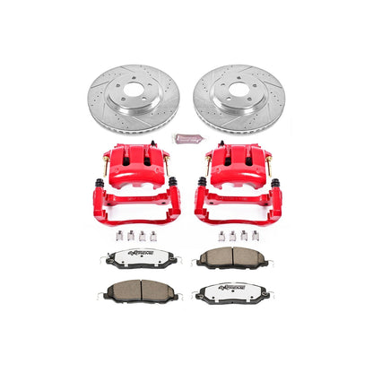 PowerStop Front Z26 Street Warrior Brake Kit w/ Calipers | Ford Mustang (11-14) (KC5407-26)