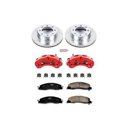 PowerStop Front Z23 Evolution Kit w/ Calipers | Dodge Ram 2500 (2009–2010) (KC5411)