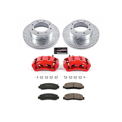 PowerStop Front Z23 Evolution Sport Brake Kit w/ Calipers | Ford F-350 Super Duty (2011) (KC5412A)