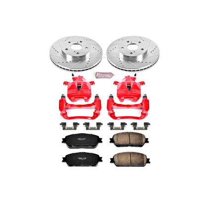 PowerStop Front Z23 Evolution Sport Brake Kit w/ Calipers | Toyota Avalon (05-07) (KC5438A)