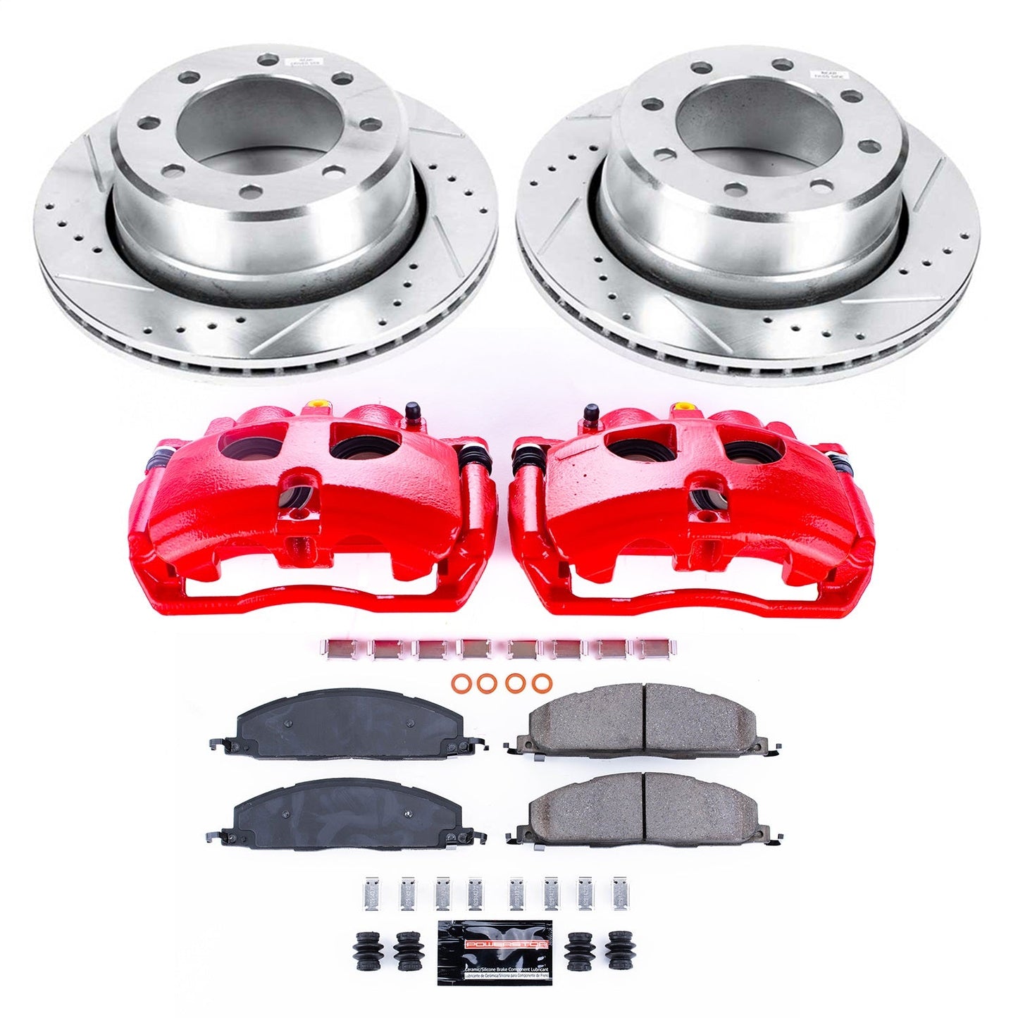 PowerStop Rear Z23 Evolution Kit w/ Calipers | Dodge Ram 3500 (2009–2010) (KC5487A)