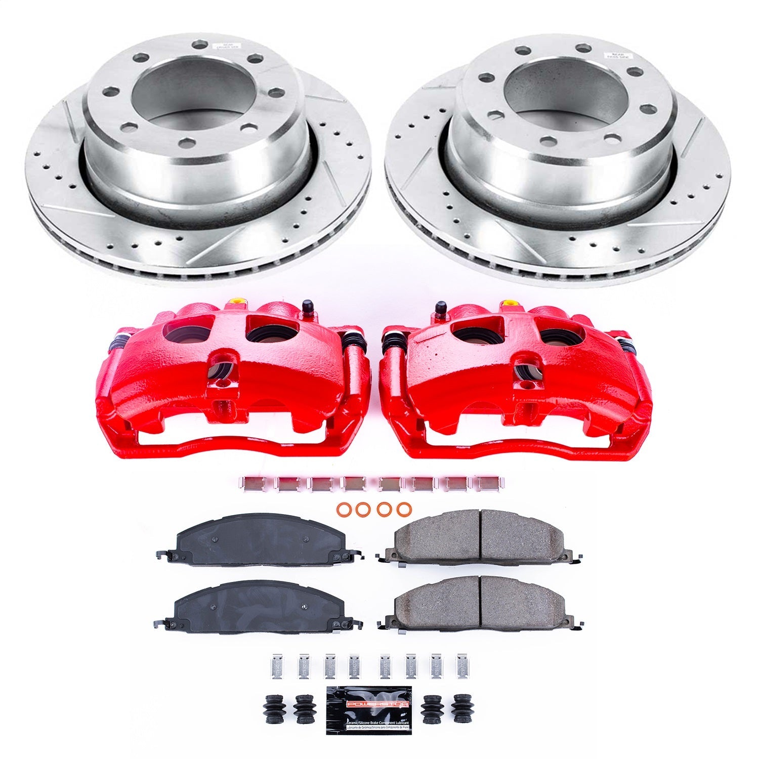 PowerStop Rear Z23 Evolution Kit w/ Calipers | Dodge Ram 3500 (2009–2010) (KC5487A)