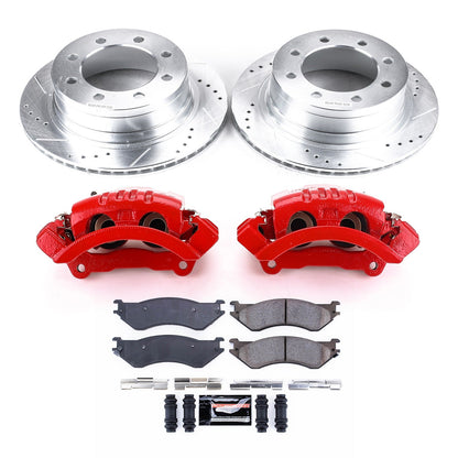 PowerStop Rear Z23 Evolution Sport Brake Kit w/ Calipers | Dodge Ram 1500 (2006–2008) (KC5490)
