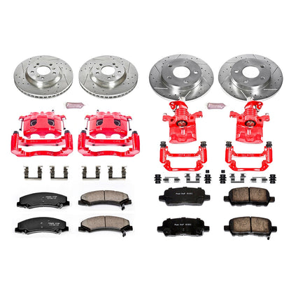 PowerStop Front & Rear Z23 Evolution Sport Brake Kit w/ Calipers | Chevrolet Impala (11-13) (KC5504)