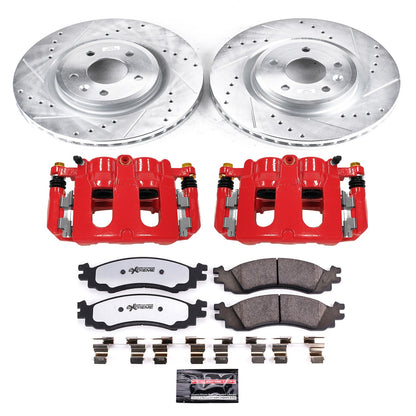 PowerStop Front Z36 Truck & Tow Kit w/ Calipers | Ford Taurus (2010) (KC5507-36)