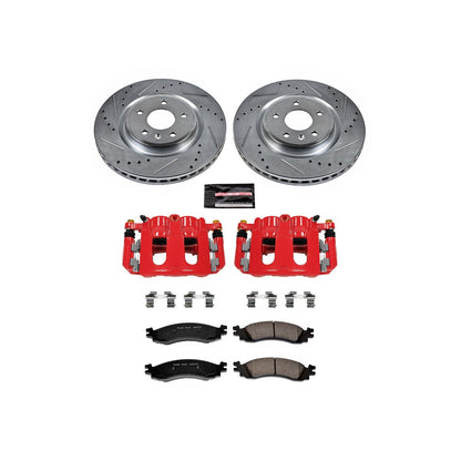 PowerStop Front Z23 Evolution Sport Brake Kit w/ Calipers | Ford Taurus (2010) (KC5507)