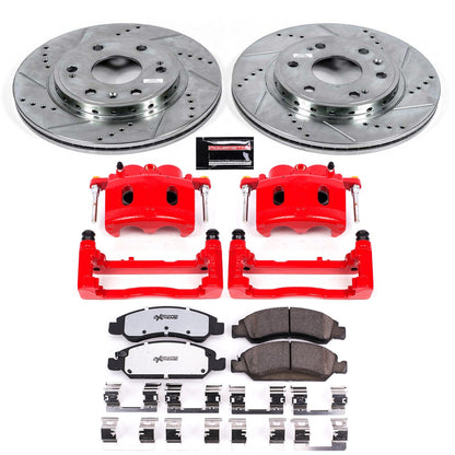 PowerStop Front Z36 Truck & Tow Kit w/ Calipers | Chevrolet Tahoe 2008–2020 (KC5519-36)