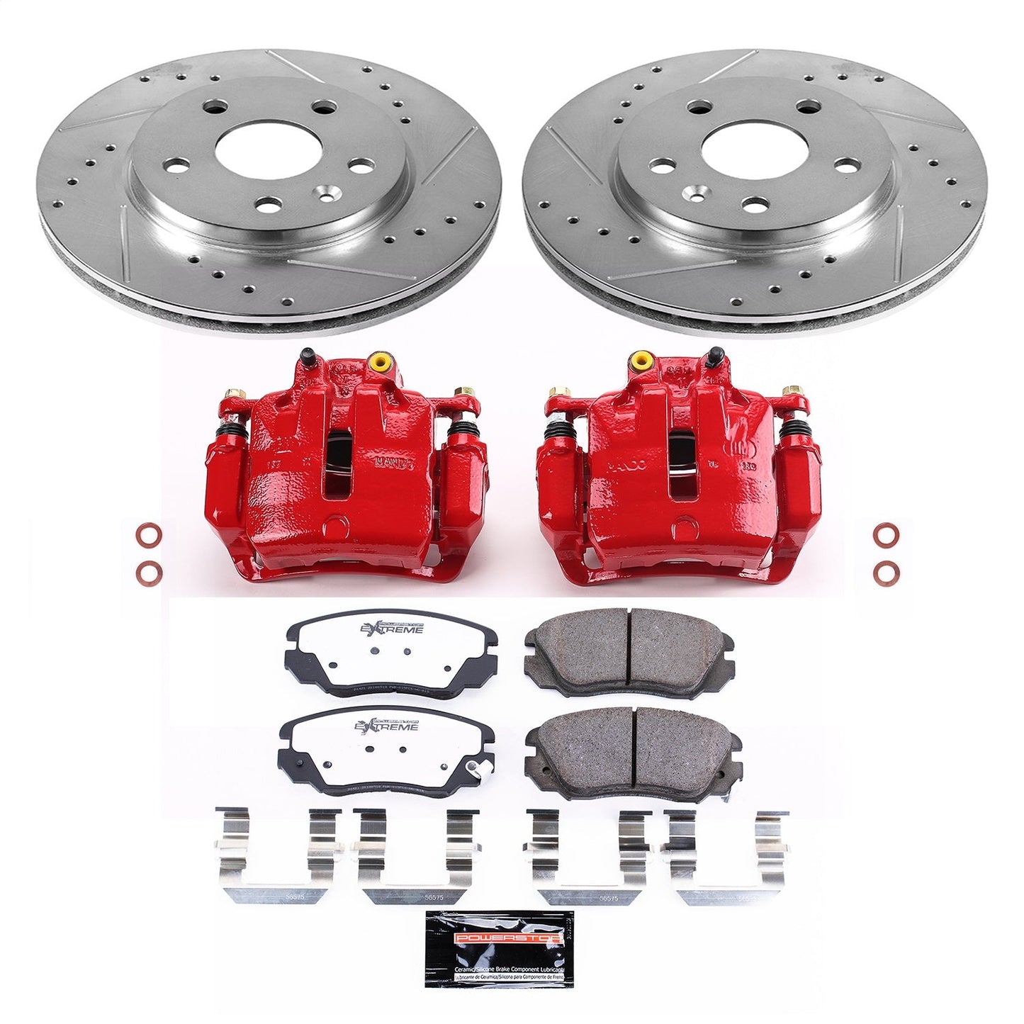 PowerStop Front Z26 Street Warrior Brake Kit w/ Calipers | Buick LaCrosse (2011–2016) (KC5522-26)