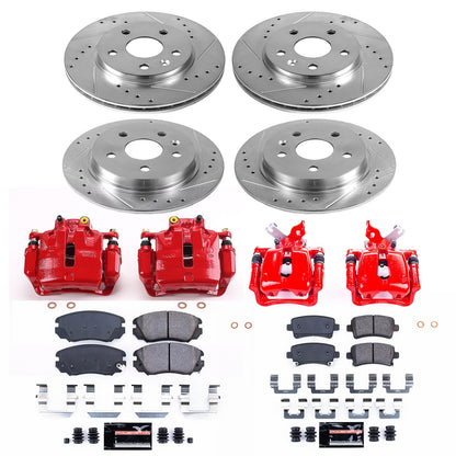 PowerStop Front & Rear Z23 Evolution Sport Brake Kit w/ Calipers | Buick LaCrosse (2012–2016) (KC5523)