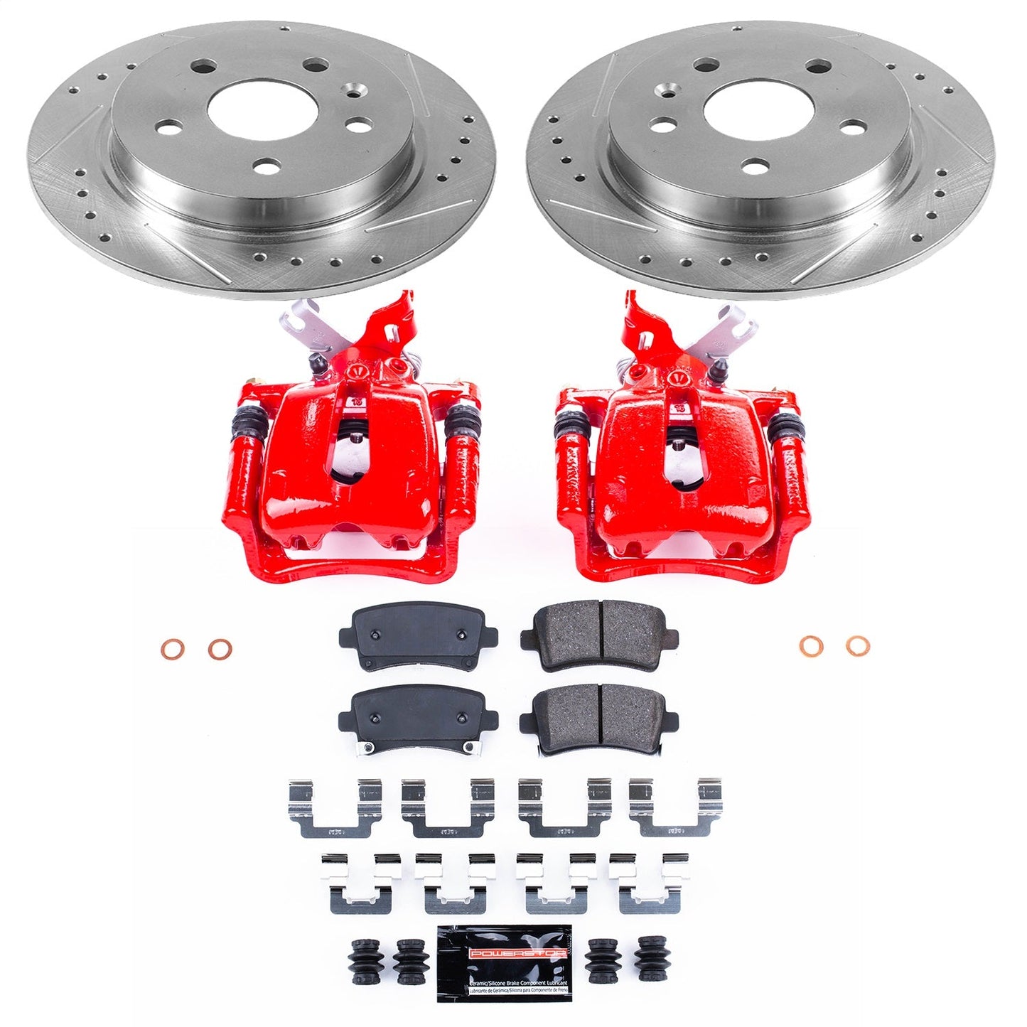 PowerStop Rear Z23 Evolution Sport Brake Kit w/ Calipers | Buick LaCrosse (2012–2016) (KC5531)