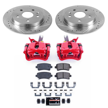 PowerStop Rear Z23 Evolution Sport Brake Kit w/ Calipers | Chevrolet Malibu (14-15) (KC5531A)