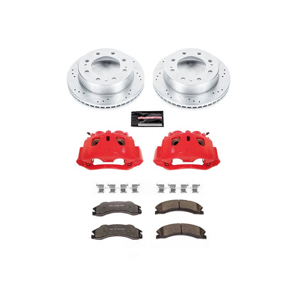 PowerStop Front Z36 Truck & Tow Brake Kit w/ Calipers | Chevrolet Silverado 2500 HD (11) (KC5559-36)
