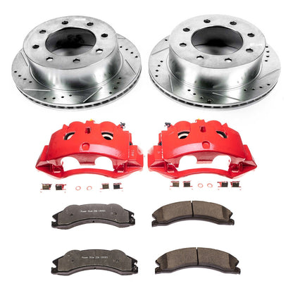 PowerStop Rear Z36 Truck & Tow Brake Kit w/ Calipers | Chevrolet Silverado 3500 HD (11-19) (KC5562-36)