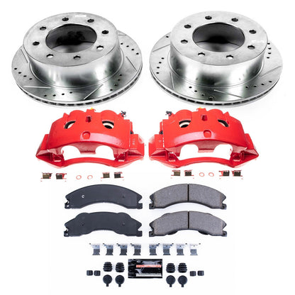 PowerStop Rear Z23 Evolution Brake Kit w/ Calipers | Chevrolet Silverado 3500 HD (11-19) (KC5562)