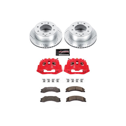PowerStop Rear Z36 Truck & Tow Brake Kit w/ Calipers | Chevrolet Silverado 2500 HD (11-14) (KC5563-36)