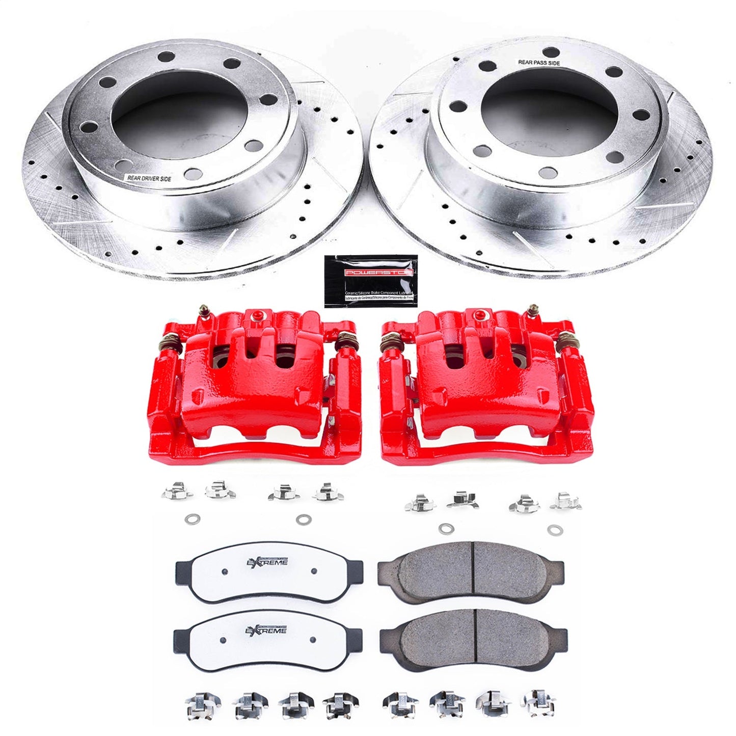 PowerStop Rear Z36 Truck & Tow Kit w/ Calipers | Ford F-250 Super Duty (10-13) (KC5578-36)