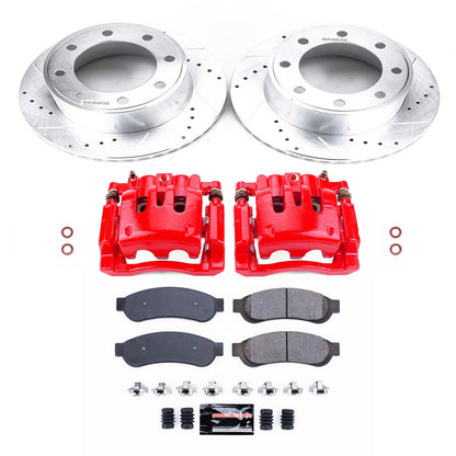 PowerStop Rear Z23 Evolution Brake Kit w/ Calipers | Ford F-250 Super Duty (10-13) (KC5578)