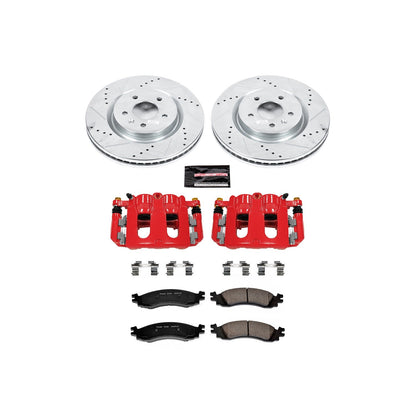 PowerStop Front Z23 Evolution Sport Brake Kit w/ Calipers | Ford Taurus (11-12) (KC5581)