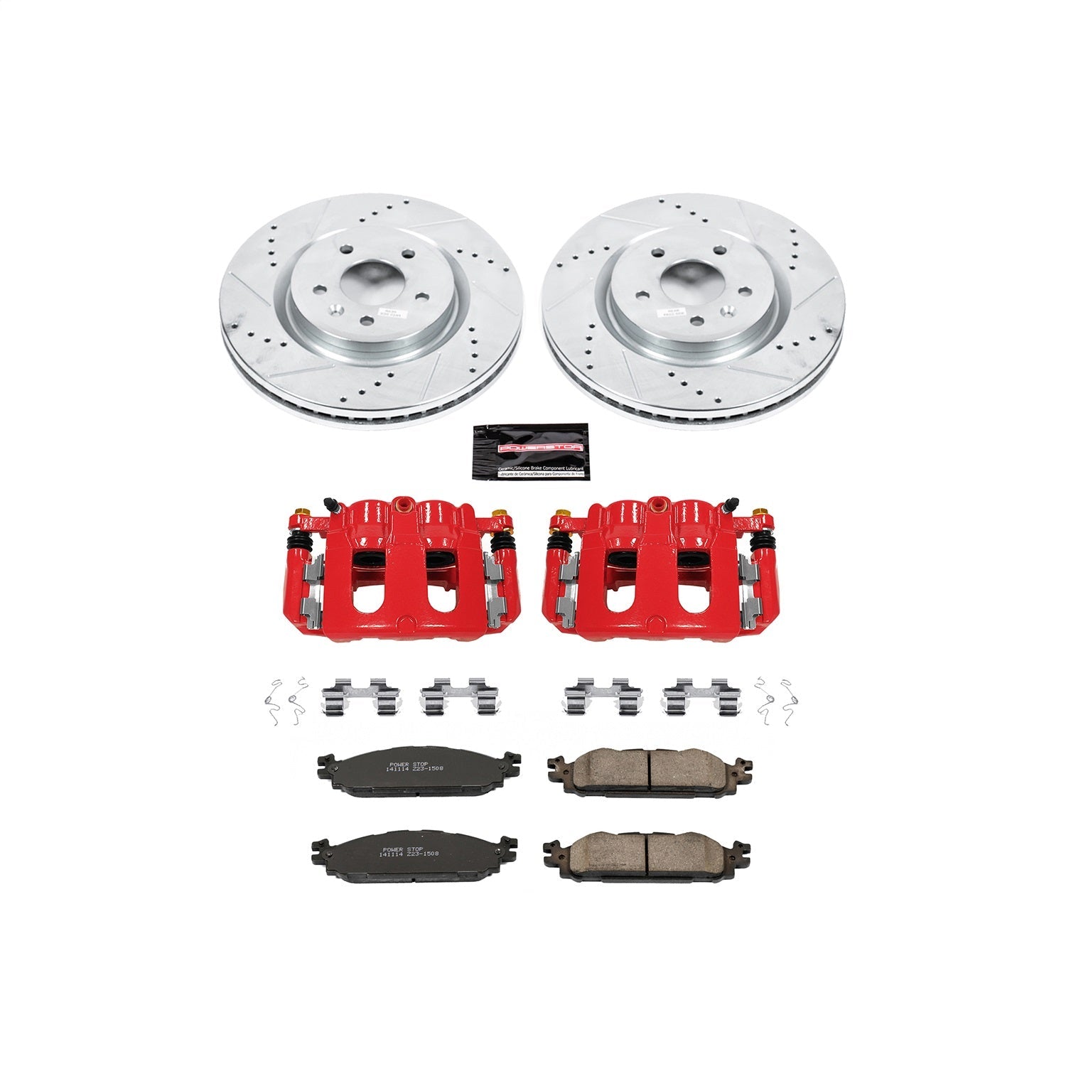 PowerStop Front Z23 Evolution Sport Brake Kit w/ Calipers | Ford Explorer (11-19) (KC5583)